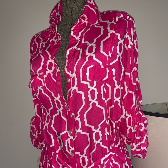Escapade Pink and White Women’s Large - Picture 1 of 7